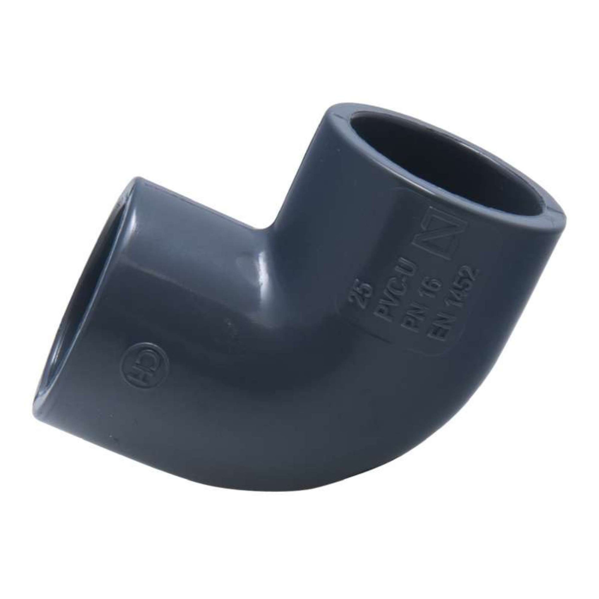 Voir la diapositive 3 : Jardibric Raccord coudé 90° PVC pression F/F Jardibric ø25