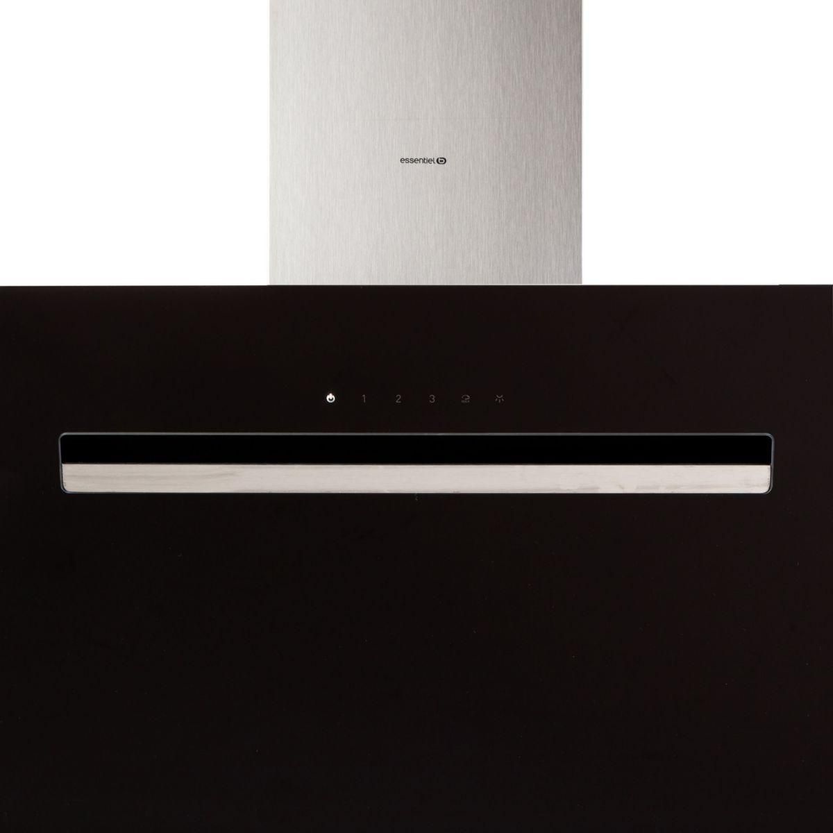 ESSENTIEL B Hotte décorative murale inclinée EHDD 614ni