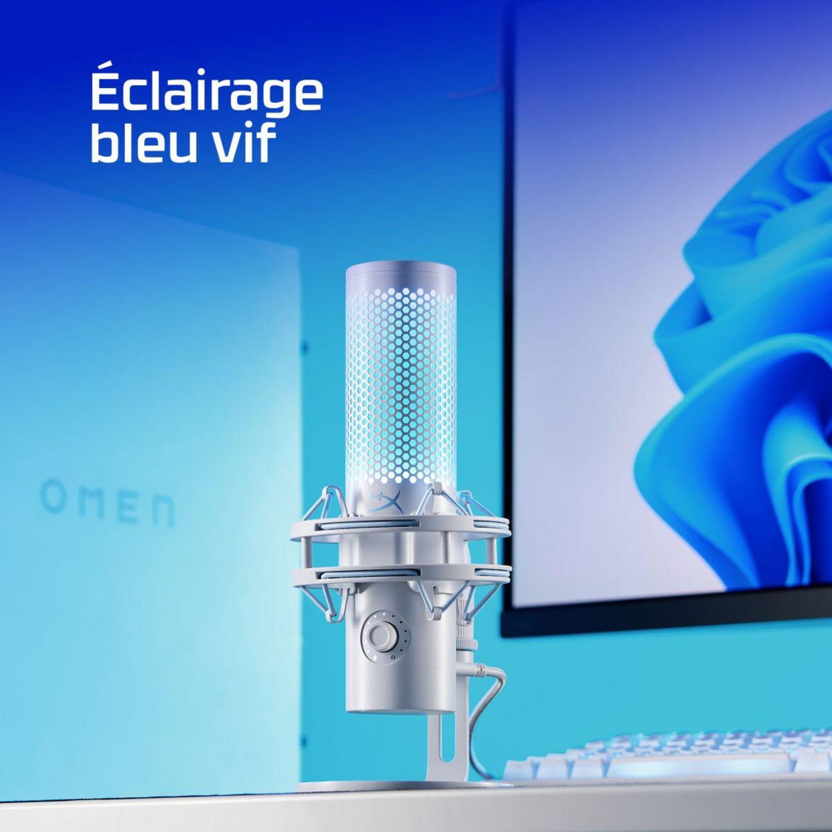 HyperX Micro Gamer QuadCast 2 Frost