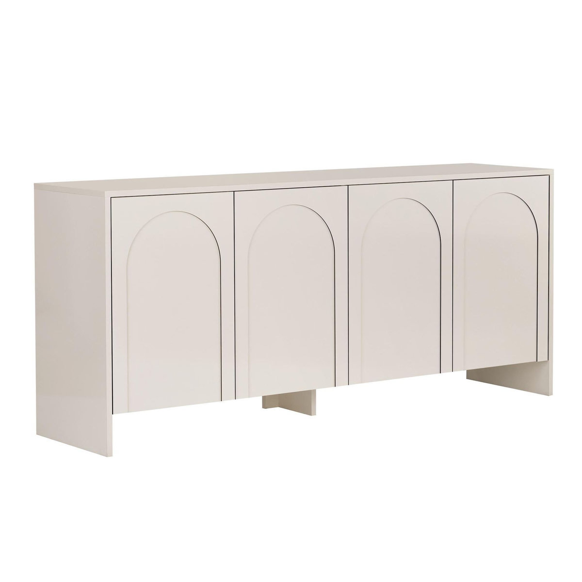 Habitat et Jardin Buffet en bois  Arlen  - 180 x 45 x 80 cm - Crème