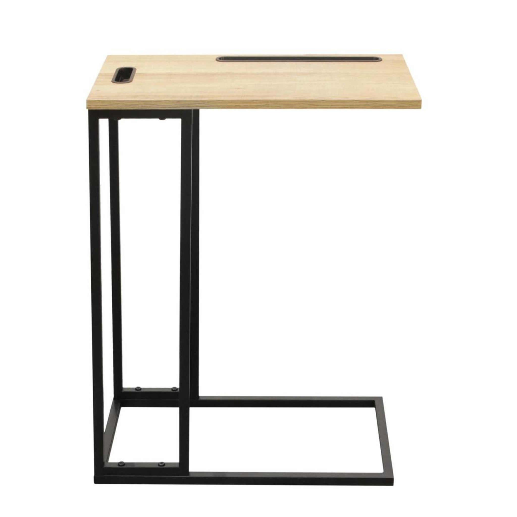 Voir la diapositive 2 : The Home Deco Factory Table d'appoint  support tablette  112cm naturel