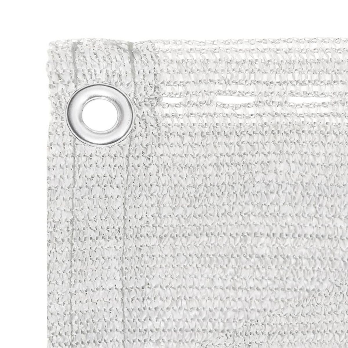 VIDAXL Ecran de balcon Blanc 75x300 cm PEHD