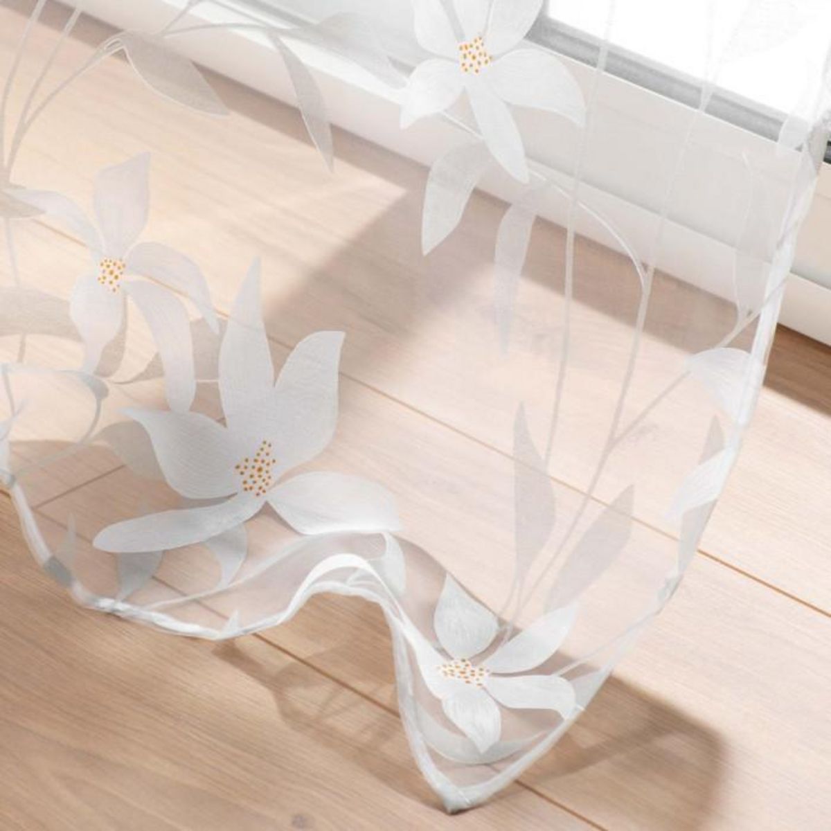 Paris Prix Rideau Voilage à Œillets  Dolia  140x240cm Blanc