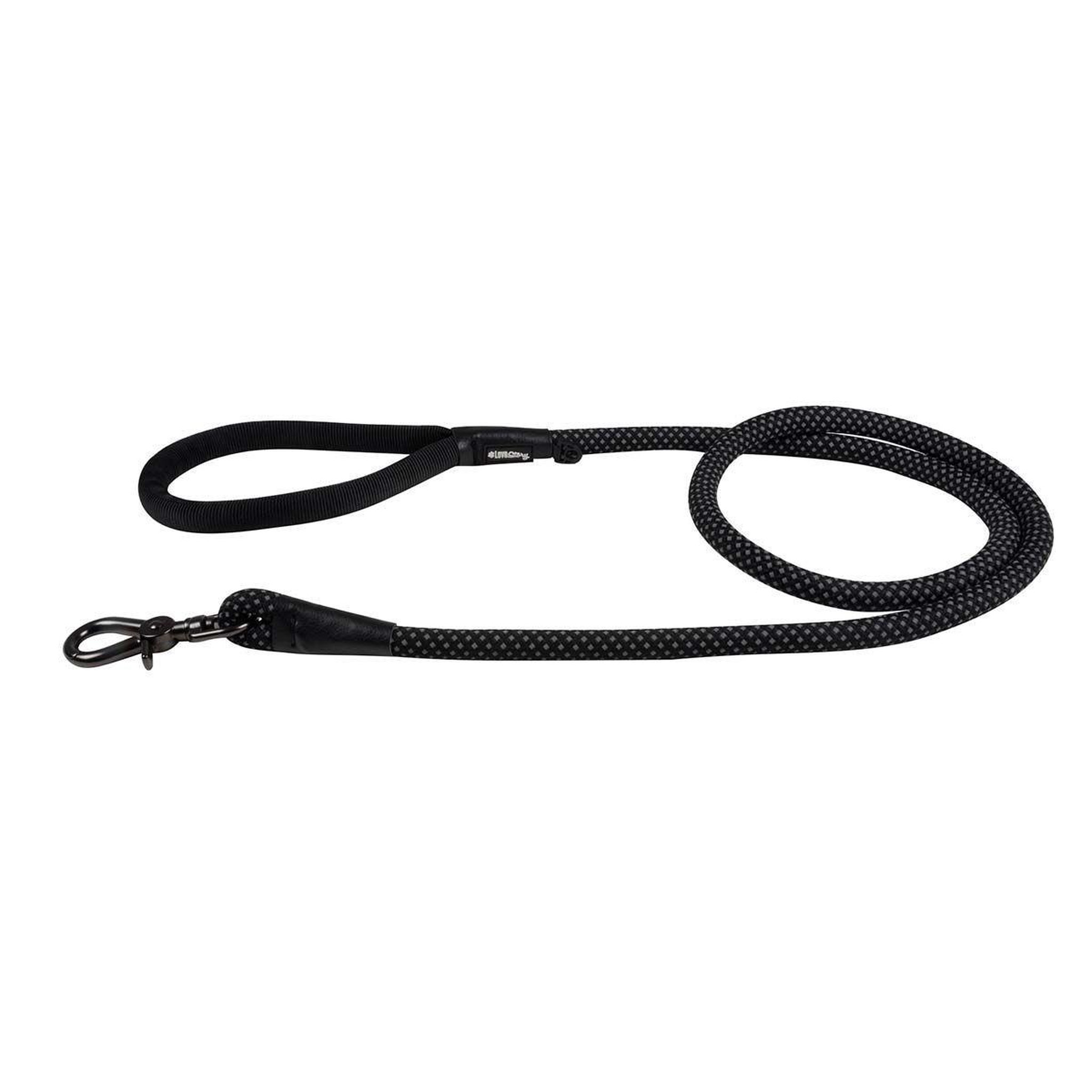 HOMEA Laisse pour chien  corde expert  150cm noir