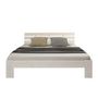 Voir la diapositive 4 : HomeStyle4U Lit double 140x200 matelas et sommier à lattes blanc
