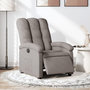 Voir la diapositive 1 : VIDAXL Fauteuil inclinable electrique Taupe Tissu