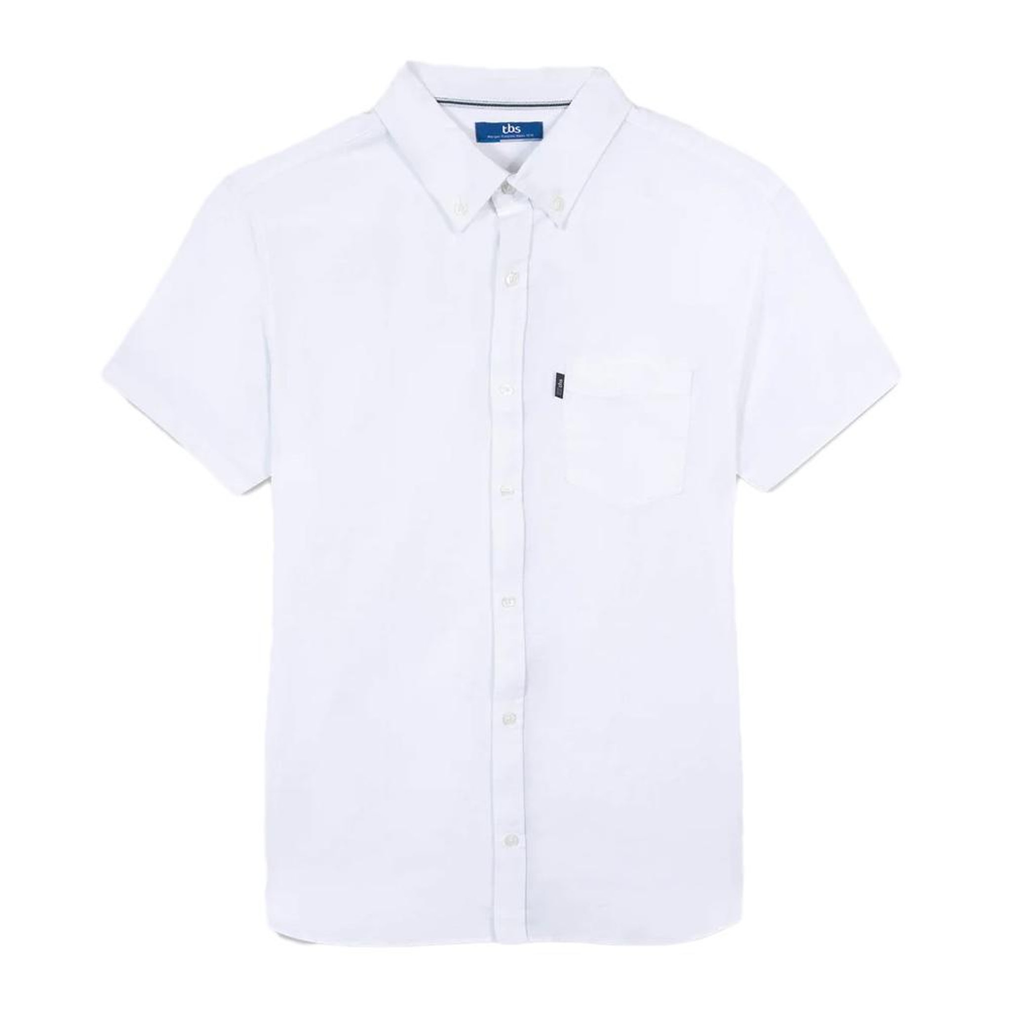 TBS Chemise  Homme TBS BRODY. Coloris disponibles : Blanc