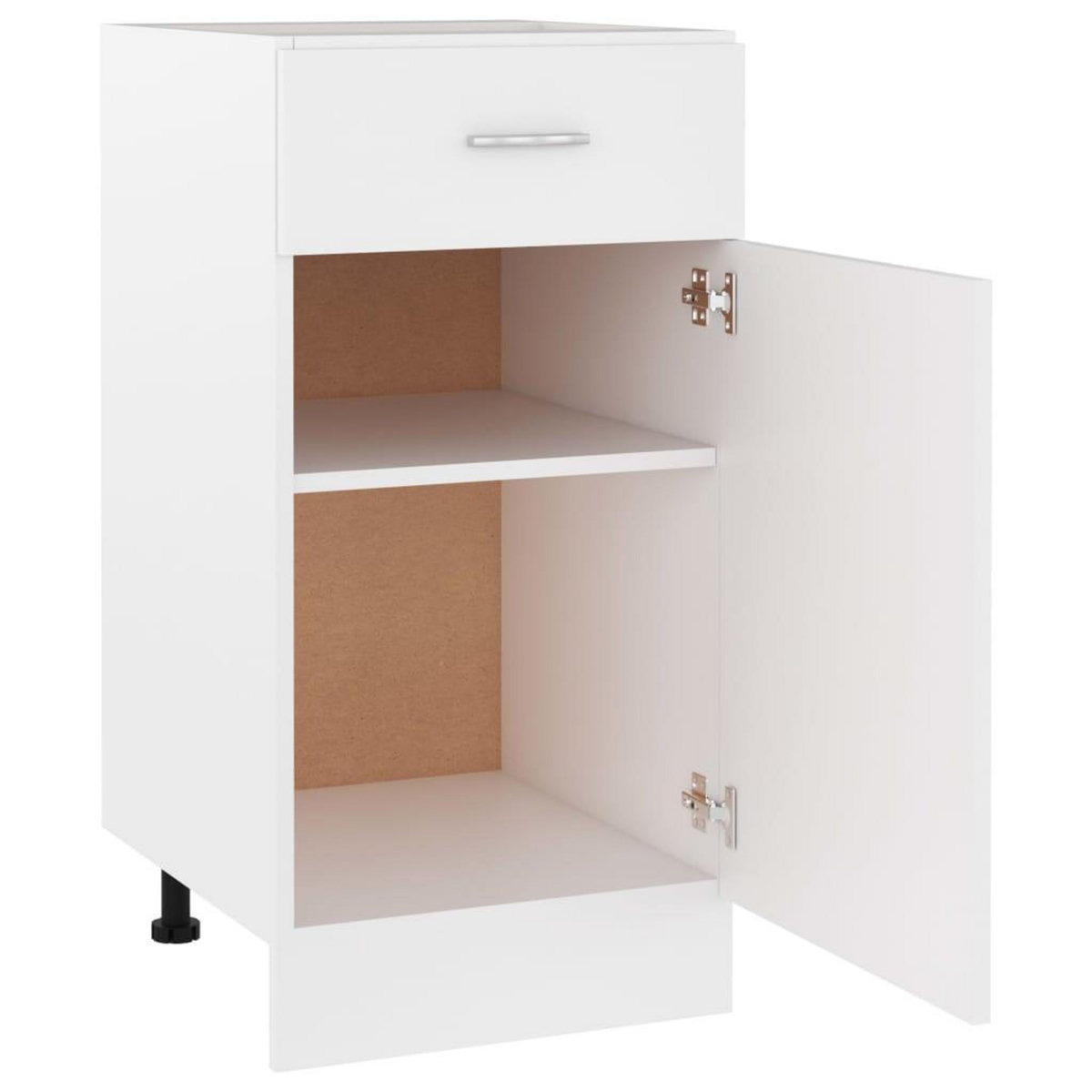 VIDAXL Armoire de plancher a tiroir Blanc 40x46x81,5cm Bois ingenierie
