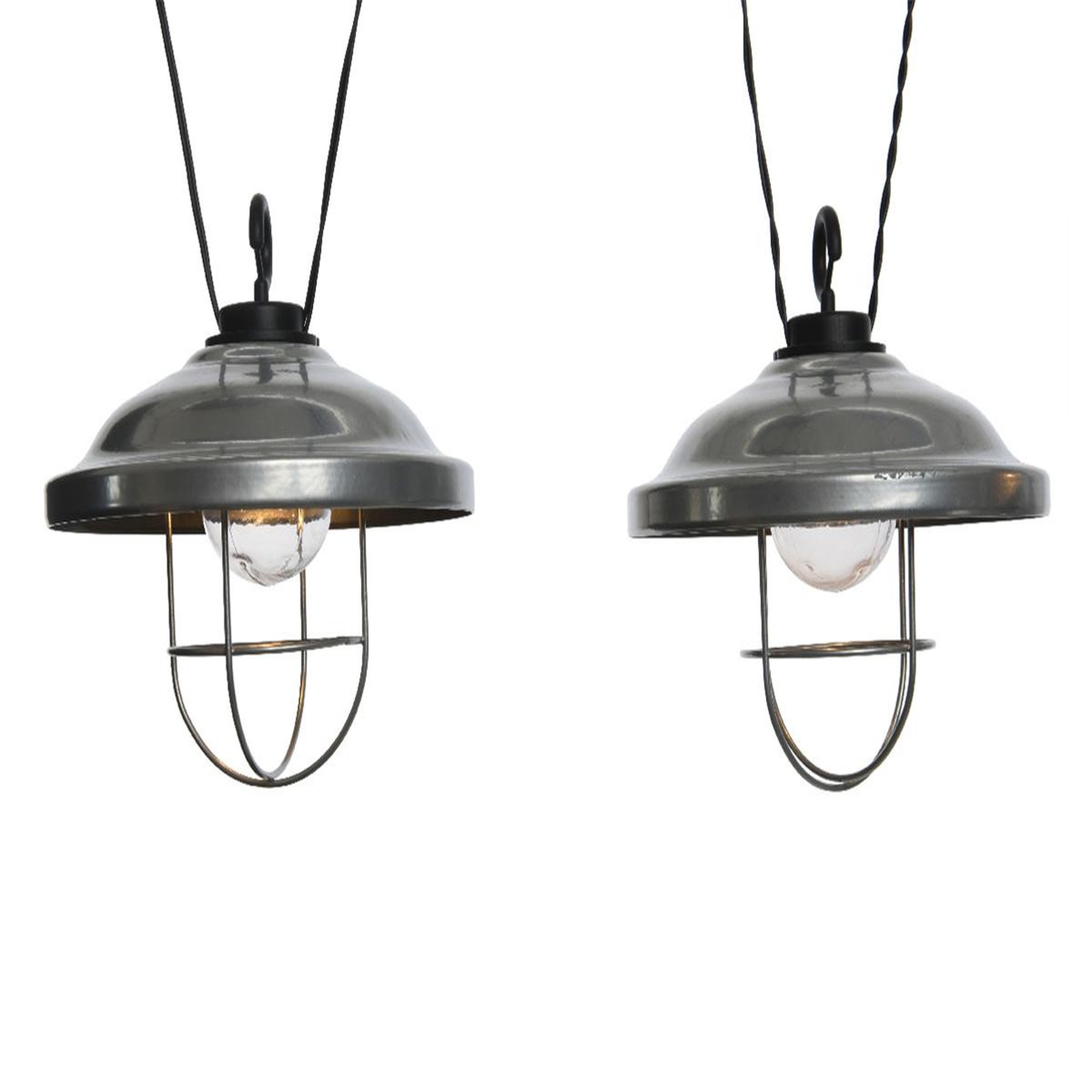 Voir la diapositive 4 : JARDIDECO Guirlande d'extérieur LED style industriel - Jardideco
