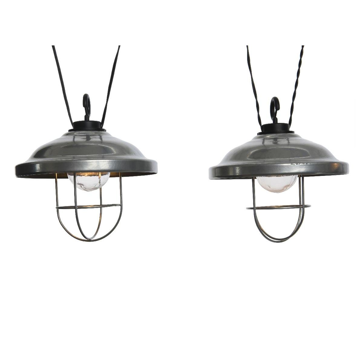 JARDIDECO Guirlande d'extérieur LED style industriel - Jardideco