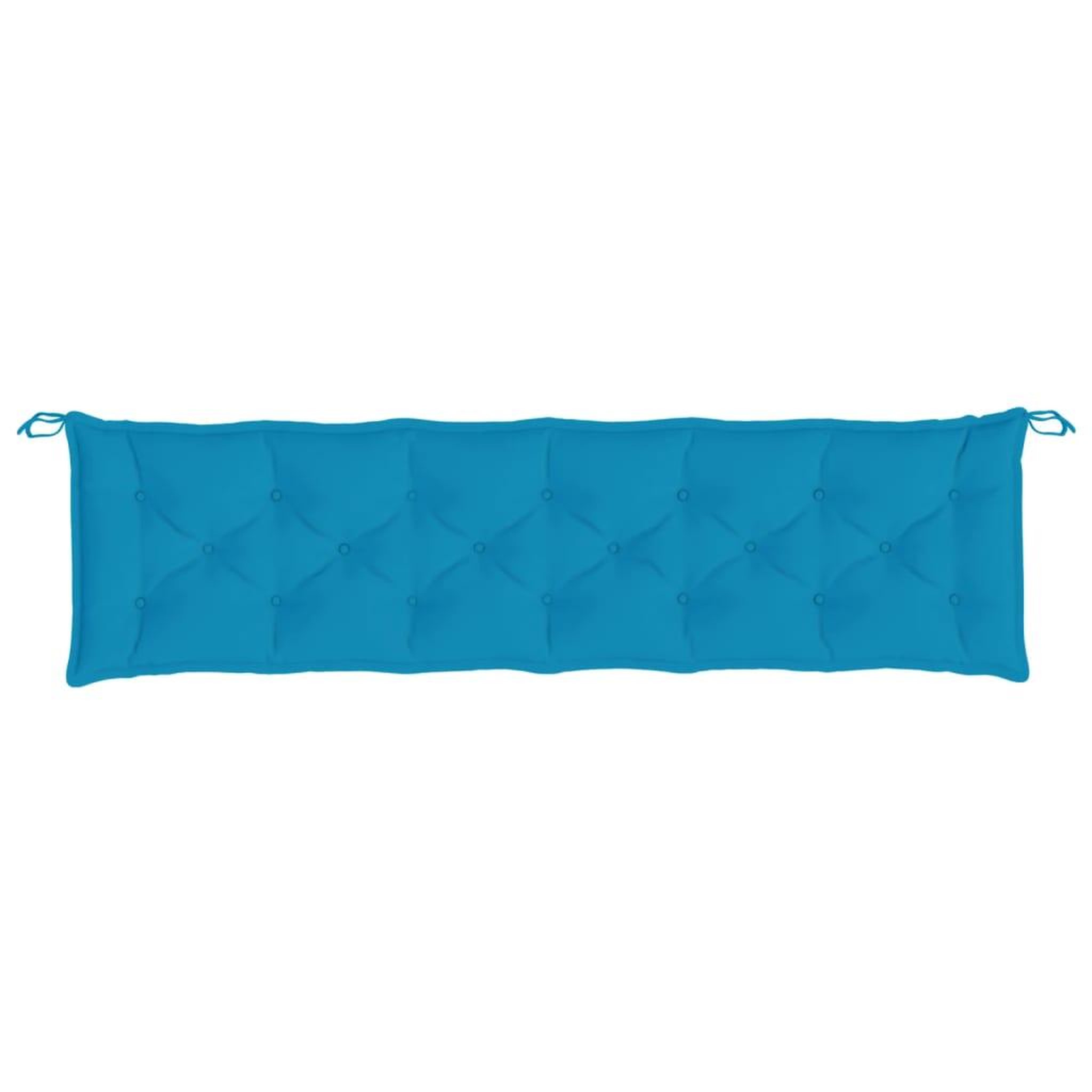 Voir la diapositive 5 : VIDAXL Coussins de banc de jardin lot de 2 bleu clair tissu Oxford