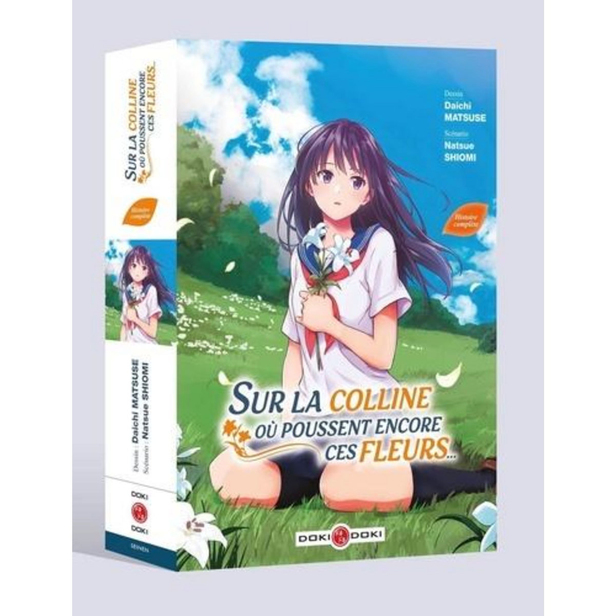 SUR LA COLLINE OU POUSSENT ENCORE CES FLEURS... TOMES 1 ET 2 : HISTOIRE COMPLETE. ECRIN EN 2 VOLUME, Shiomi Natsue