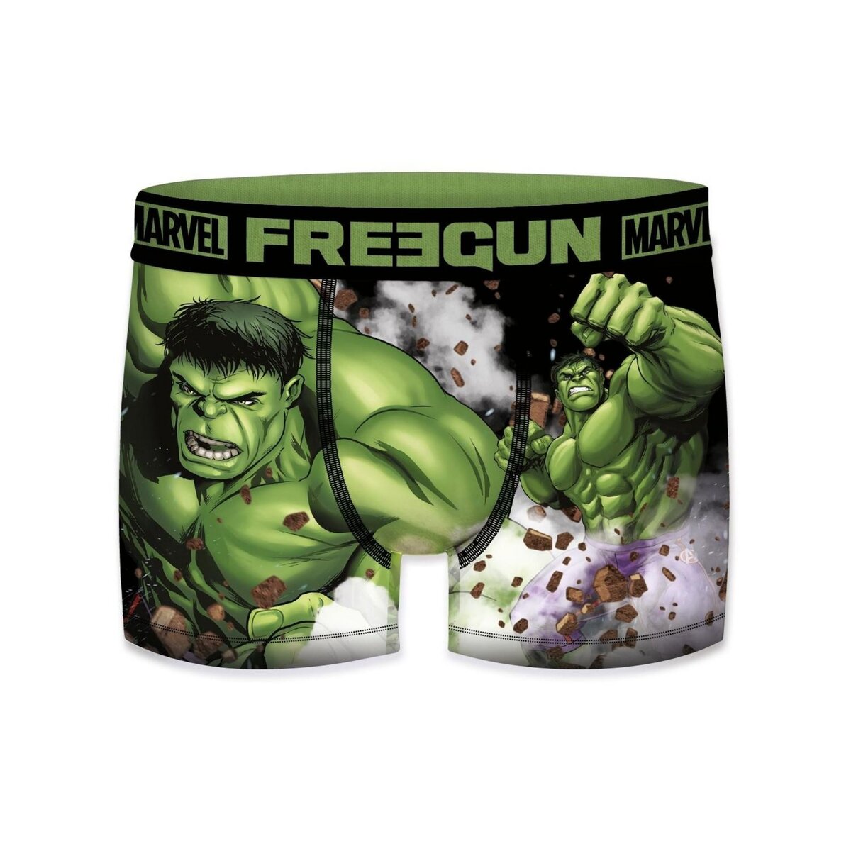 FREEGUN Boxer garçon Marvel Hulk