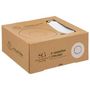 Voir la diapositive 3 : SECRET DE GOURMET Lot de 6 Assiettes Creuses  Soft Grey  20cm Blanc