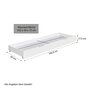 Voir la diapositive 4 : HomeStyle4U Lit superposé triple 90x200 avec matelas