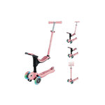 GLOBBER Trottinette Globber GO-UP SPORTY LIGHTS Rose Pastel