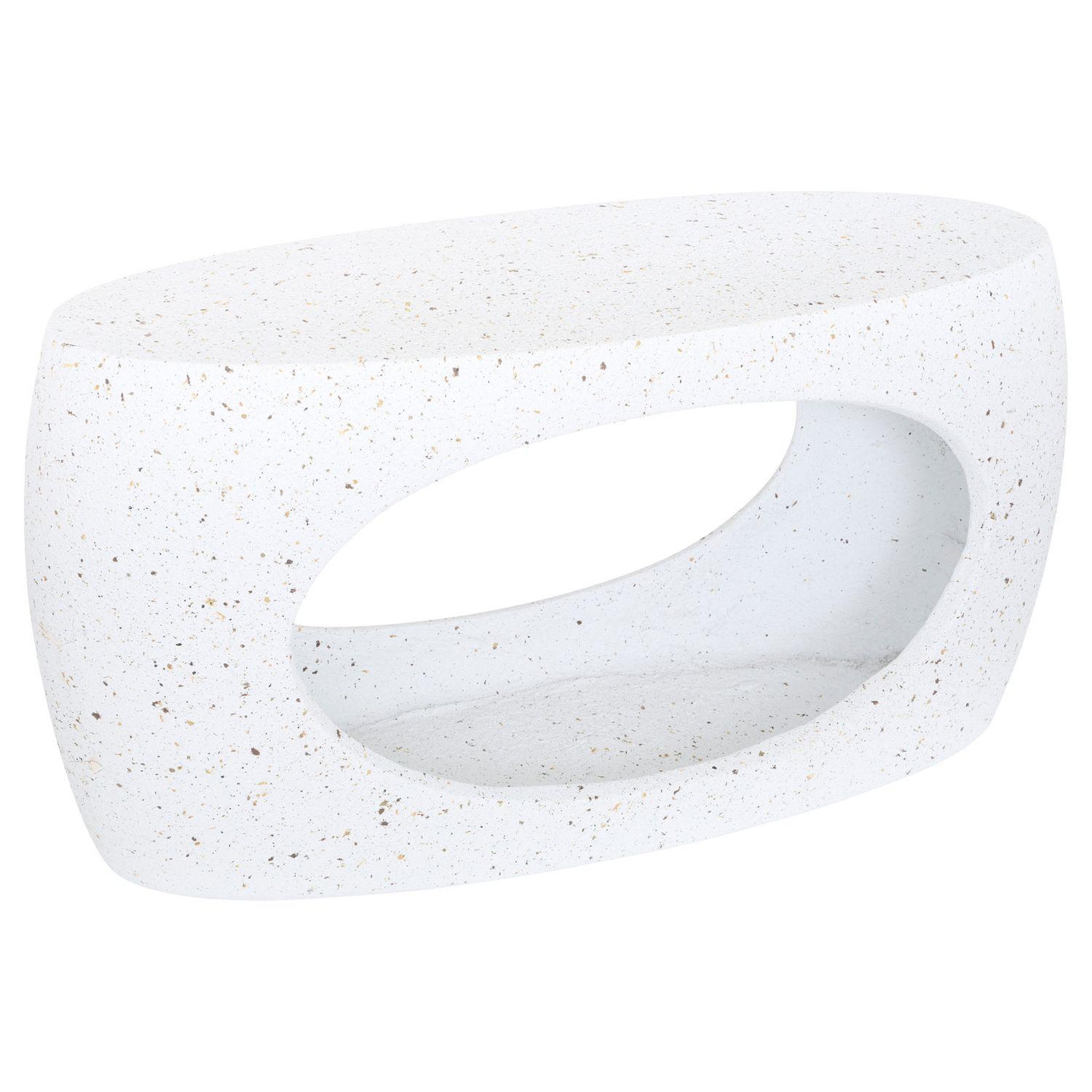 ATMOSPHERA Table basse narlon - blanc