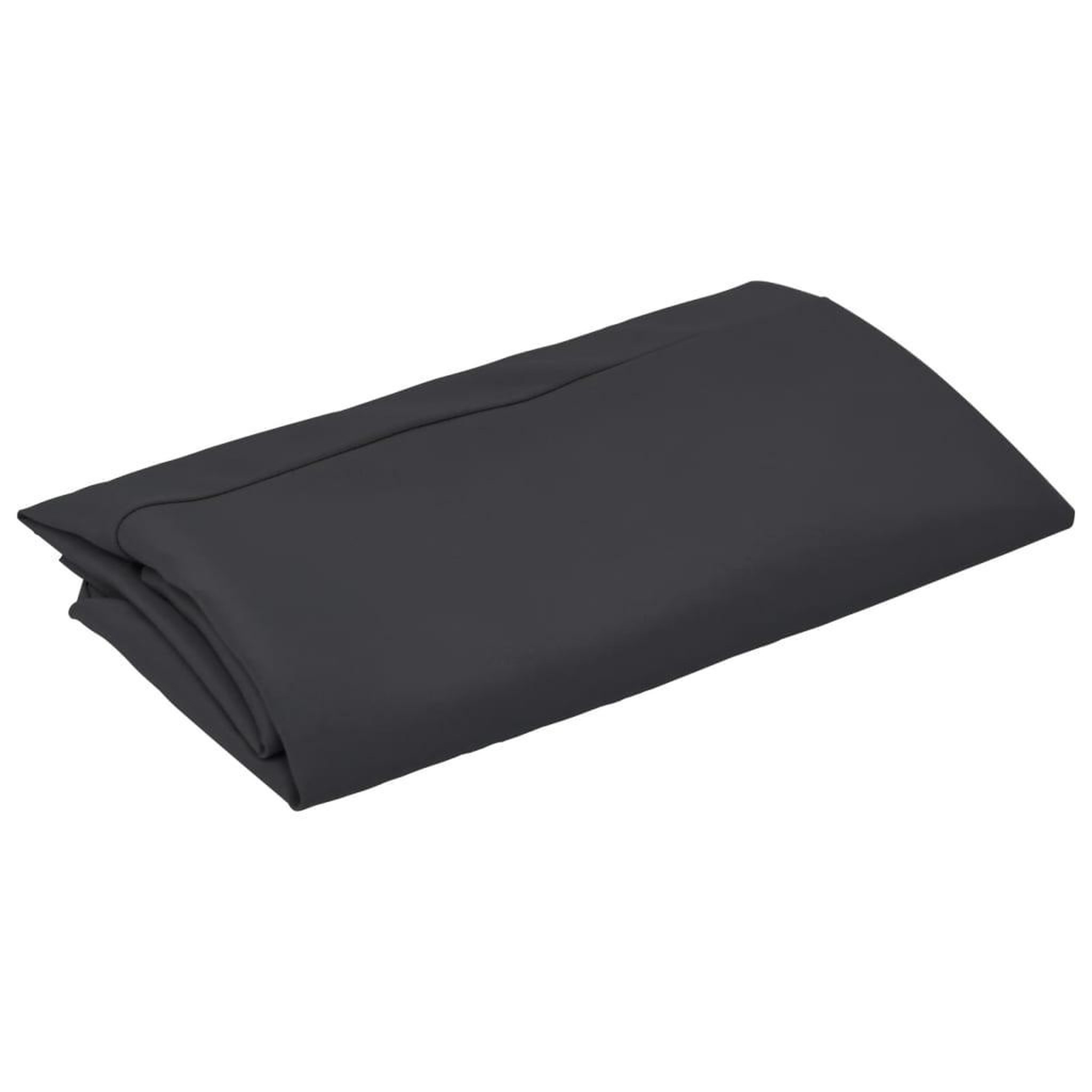 Voir la diapositive 3 : VIDAXL Tissu de remplacement pour parasol deporte noir 300 cm