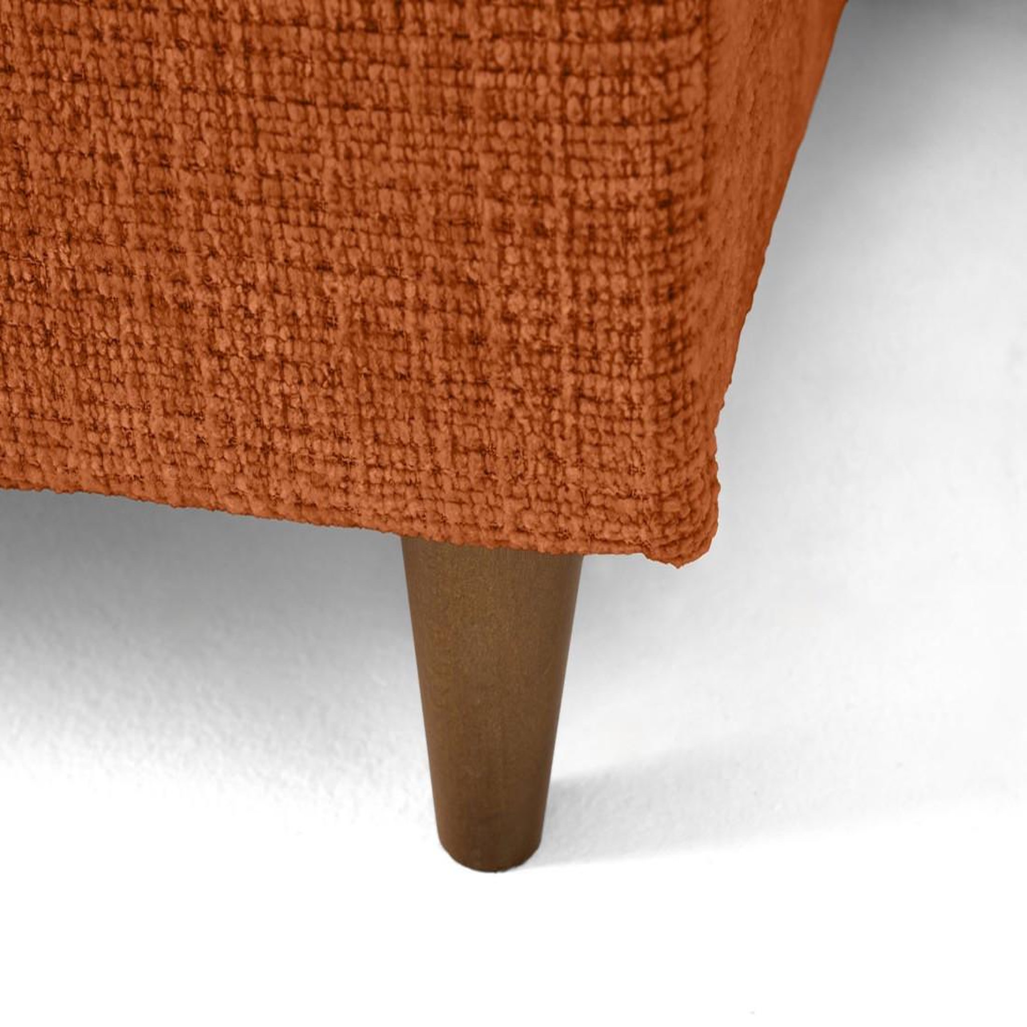 Voir la diapositive 4 : BEST MOBILIER Anna - canapé d'angle gauche 5 places convertible en velours texturé