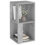 Voir la diapositive 4 : VIDAXL Armoire d'angle Gris beton 33x33x67 cm Bois d'ingenierie