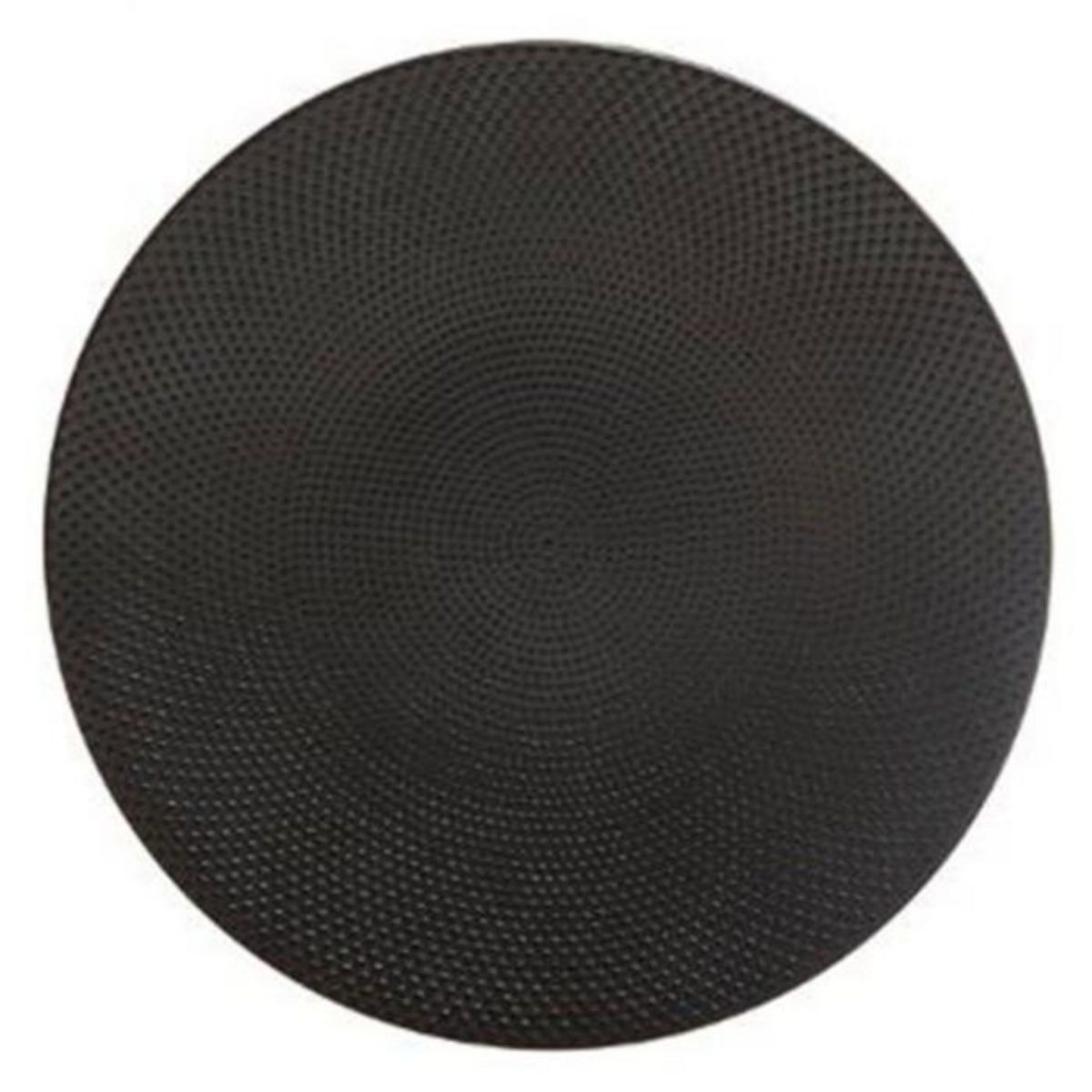 SECRET DE GOURMET Lot de 6 Assiettes à Dessert  Caviar  21cm Noir