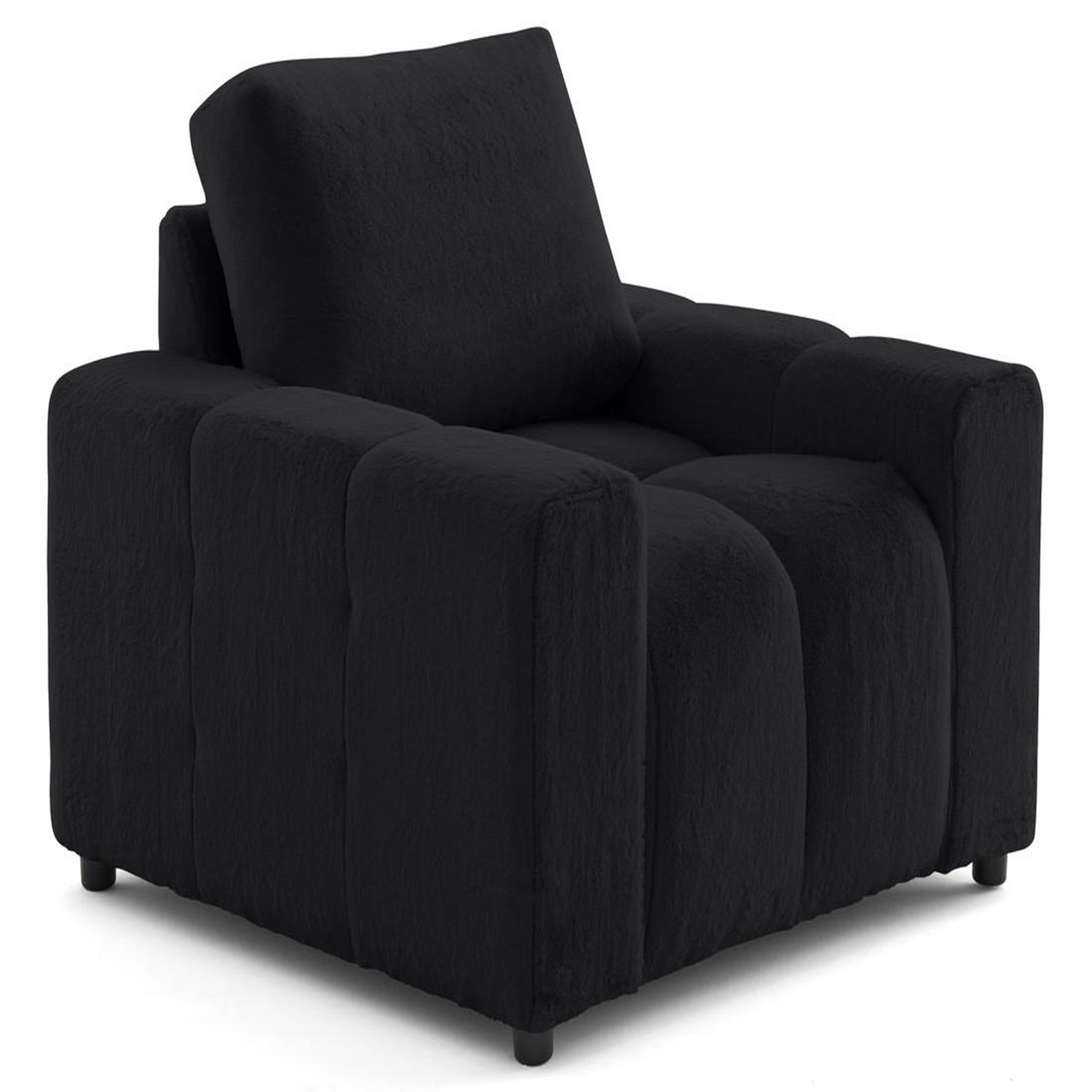Voir la diapositive 1 : LISA DESIGN Crocus - fauteuil en fausse fourrure