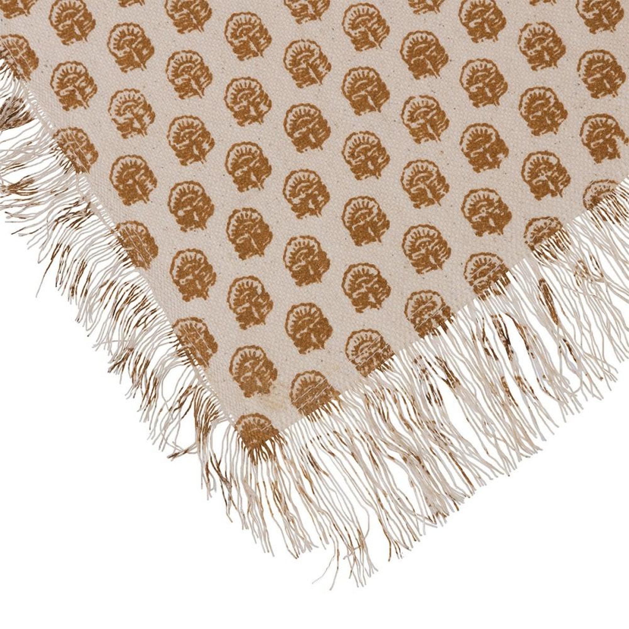 Voir la diapositive 2 : ATMOSPHERA Nappe rectangulaire Maha Indie 150x250 cm coton