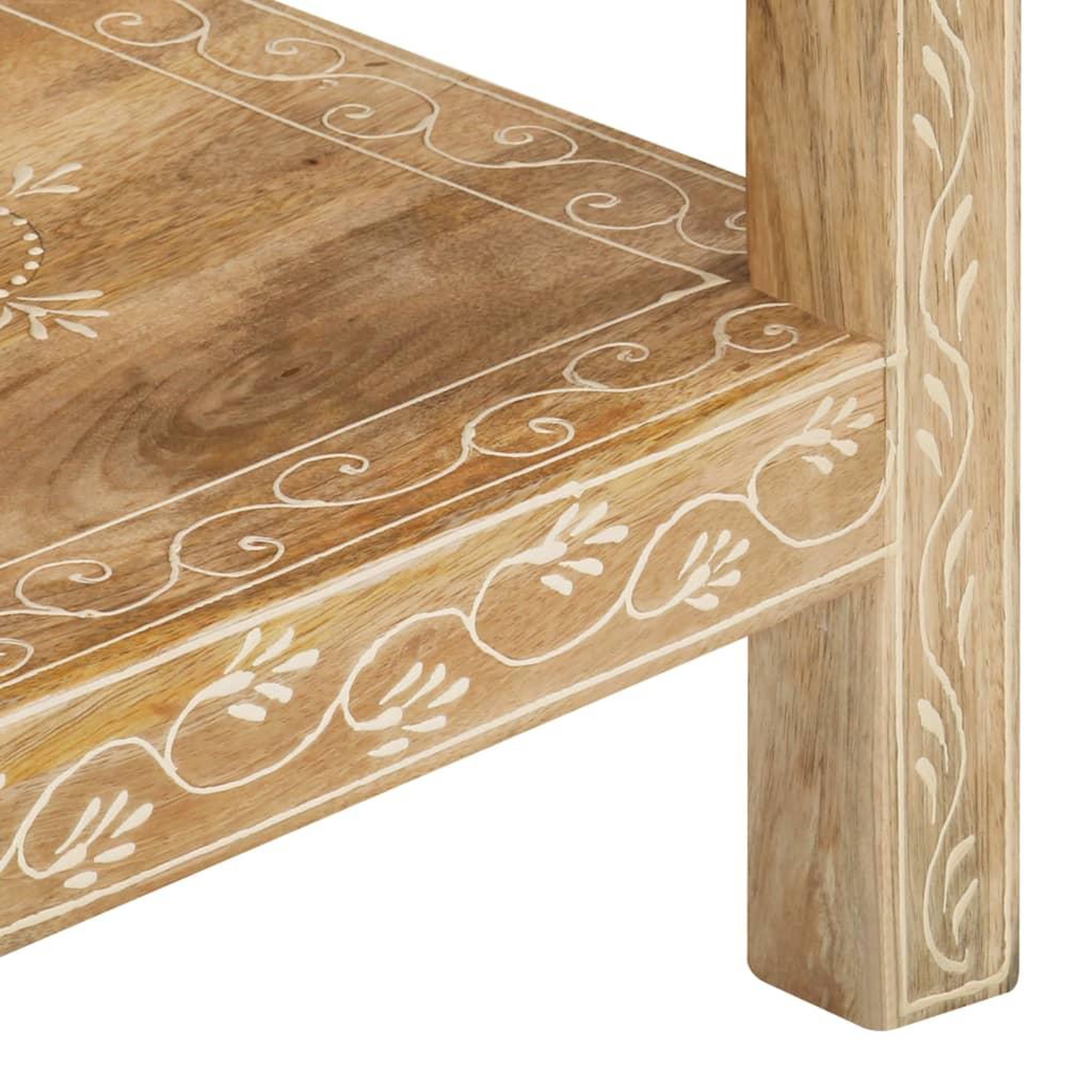 Voir la diapositive 5 : VIDAXL Table console 80x35x74 cm bois de manguier massif