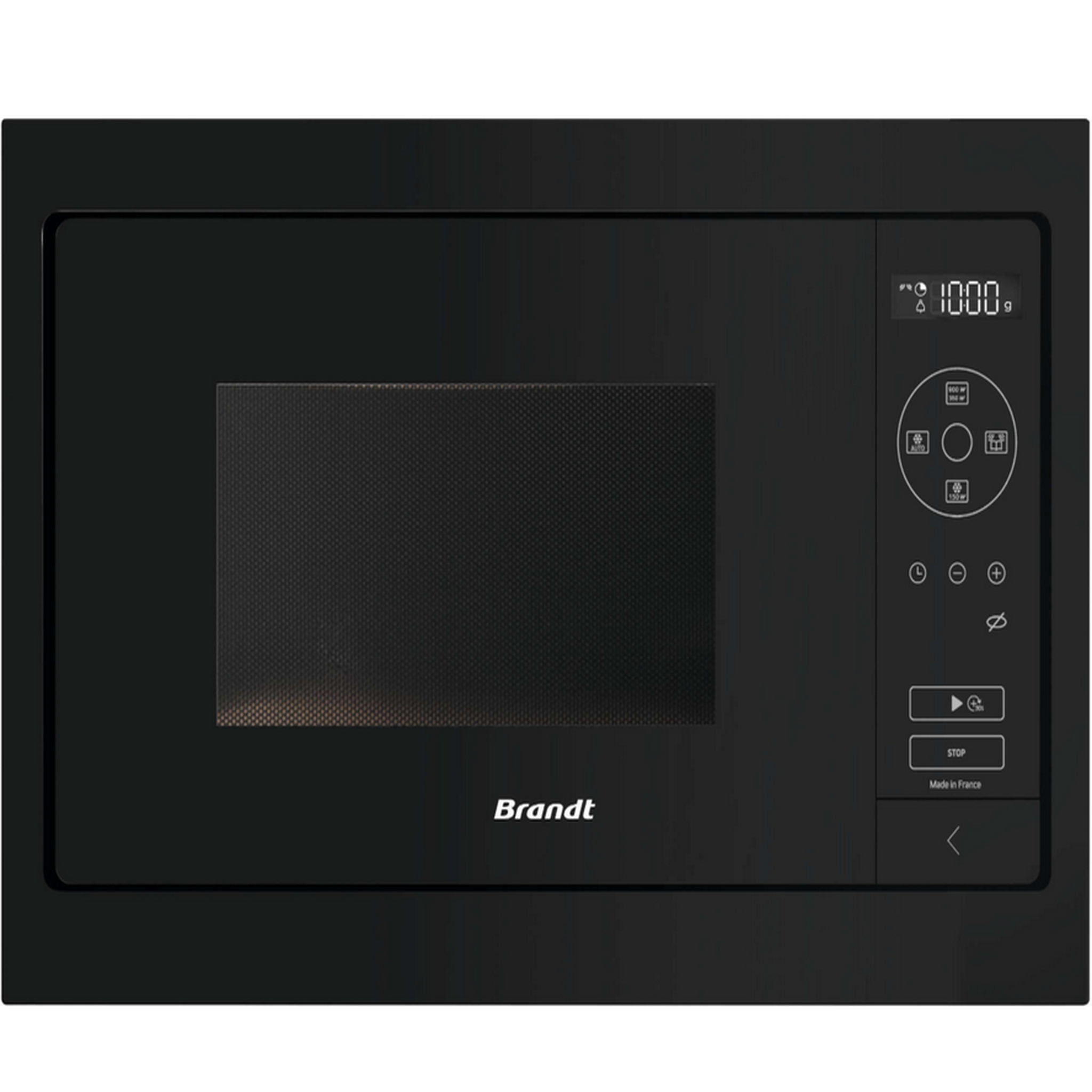 BRANDT Micro-ondes solo encastrable 26l 900w noir - BMS7120B