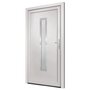 Voir la diapositive 3 : VIDAXL Porte d'entree Blanc 108x200 cm PVC