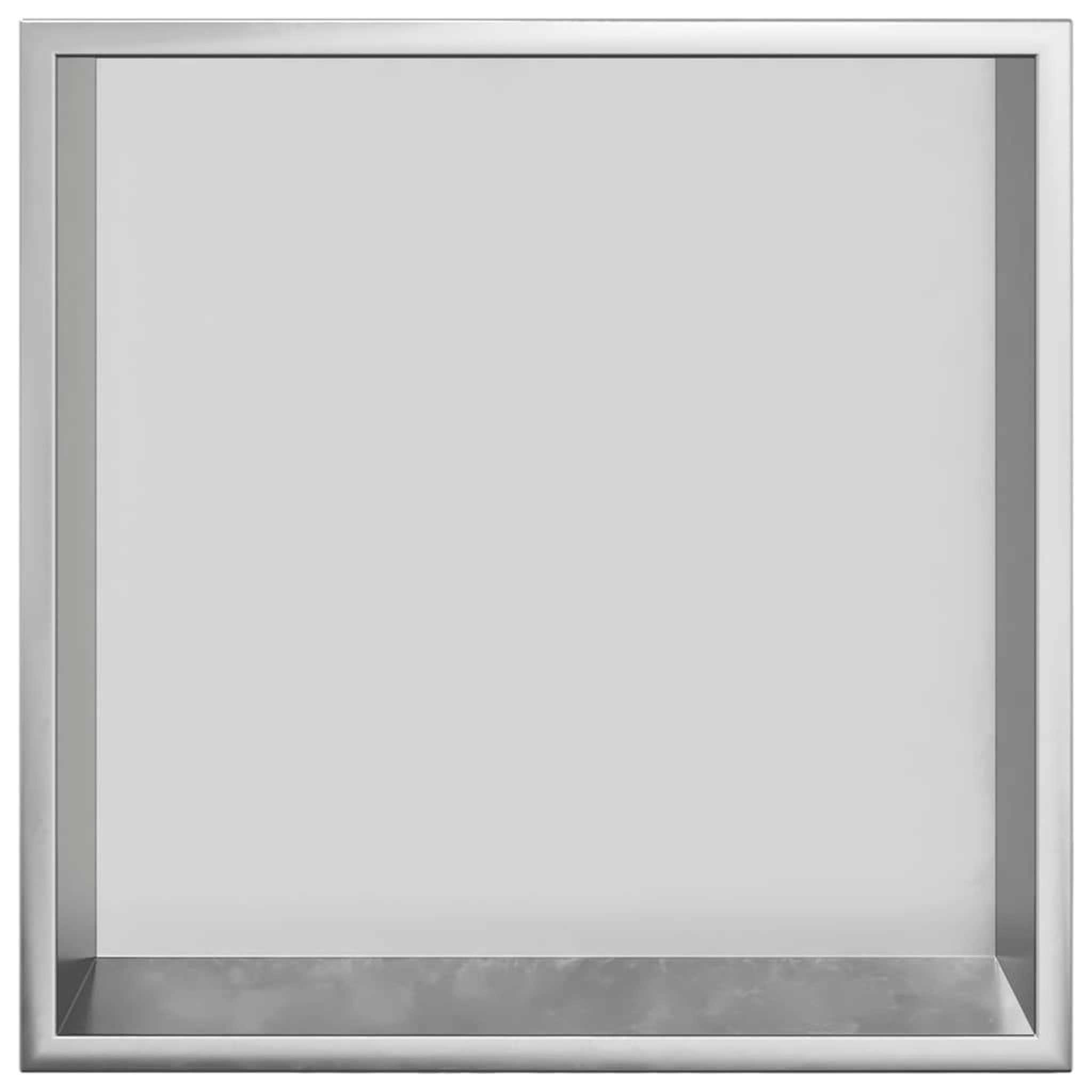 Voir la diapositive 4 : VIDAXL Niche de douche argente brosse 32x32x9 cm acier inoxydable