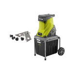 Ryobi Pack RYOBI Broyeur de végétaux 2500W RSH2545B - Jeu de 2 lames pour broyeur RAC351