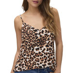 Vero Moda Débardeur Léopard Noir/ Femme Vero  oda Eassy. Coloris disponibles : Marron
