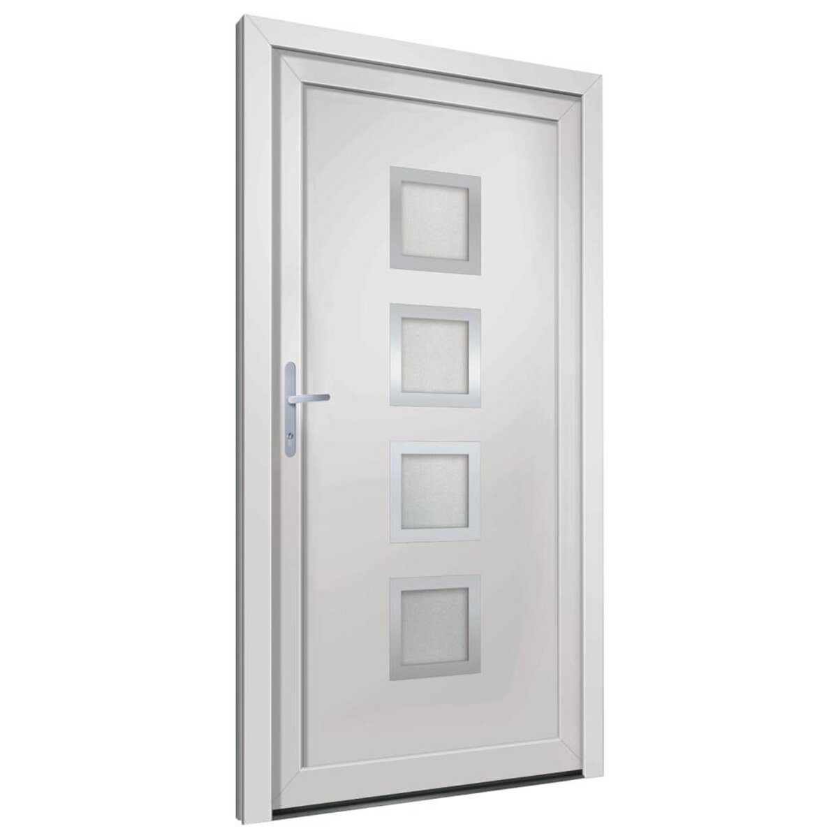 VIDAXL Porte d'entree blanc 98x190 cm PVC