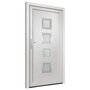 Voir la diapositive 3 : VIDAXL Porte d'entree blanc 98x190 cm PVC