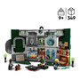 Voir la diapositive 4 : LEGO Harry Potter 76410 - Le blason de la maison Serpentard Jouet Château de Poudlard ou Décoration Murale à Collectionner avec Minifigurine de Draco Malfoy
