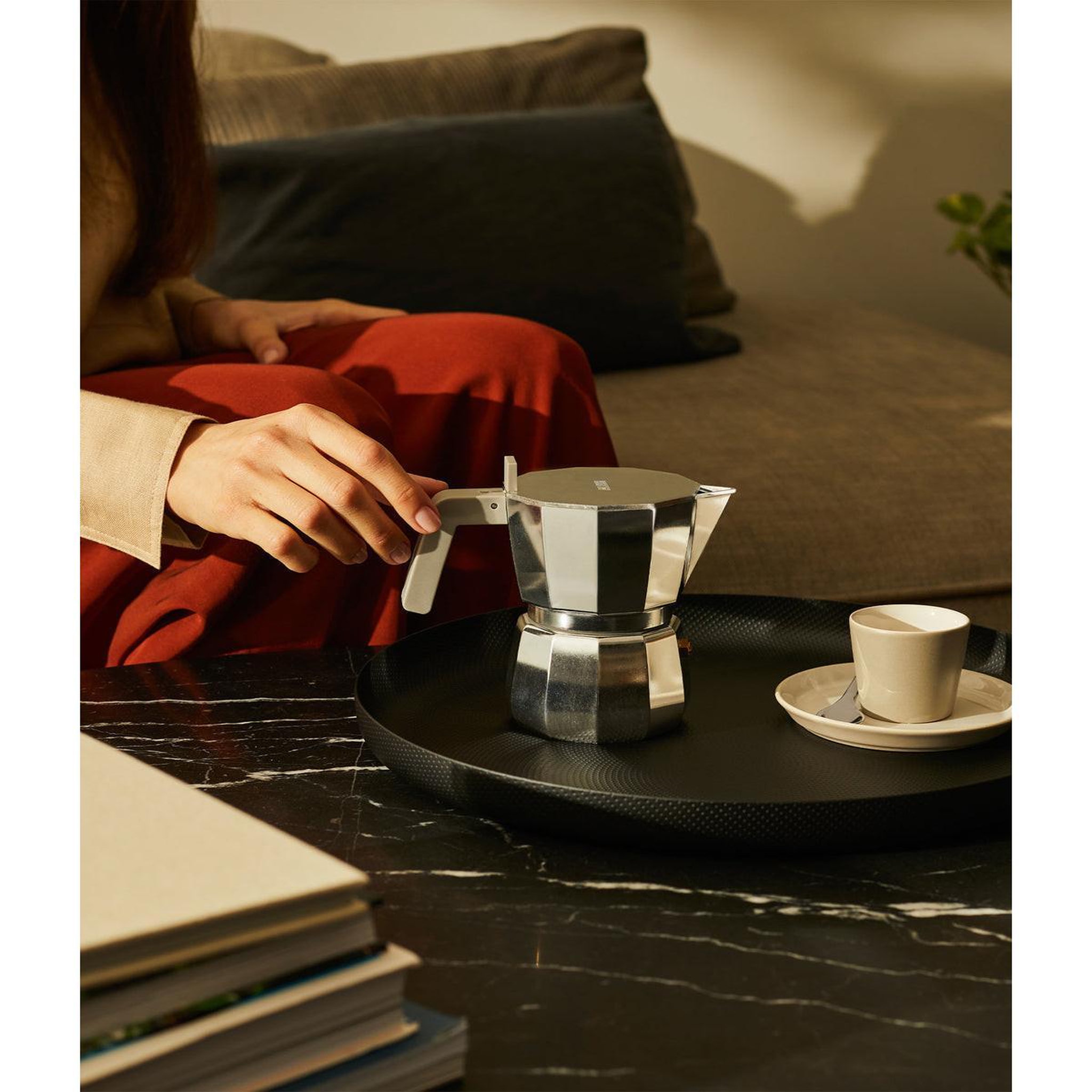 Voir la diapositive 3 : ALESSI Alessi Moka Cafetière à moka 0,15 L Gris