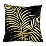 OSTARIA Housse de coussin 40x40 cm Palm black