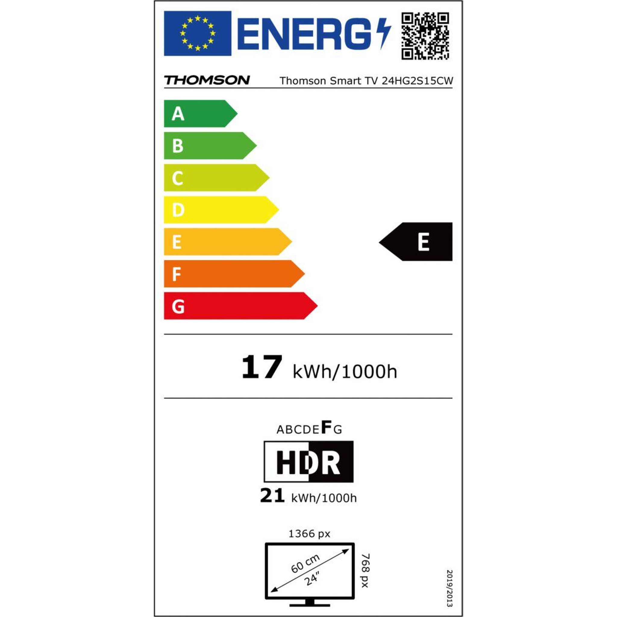 Voir la diapositive 6 : THOMSON TV LED 24HG2S15CW - 24 pouces ( 60cm )