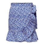 Only Jupe Bleu à Fleurs  Femme Only Olivia. Coloris disponibles : Bleu