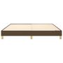 Voir la diapositive 5 : VIDAXL Cadre de lit sans matelas marron fonce 160x200 cm tissu
