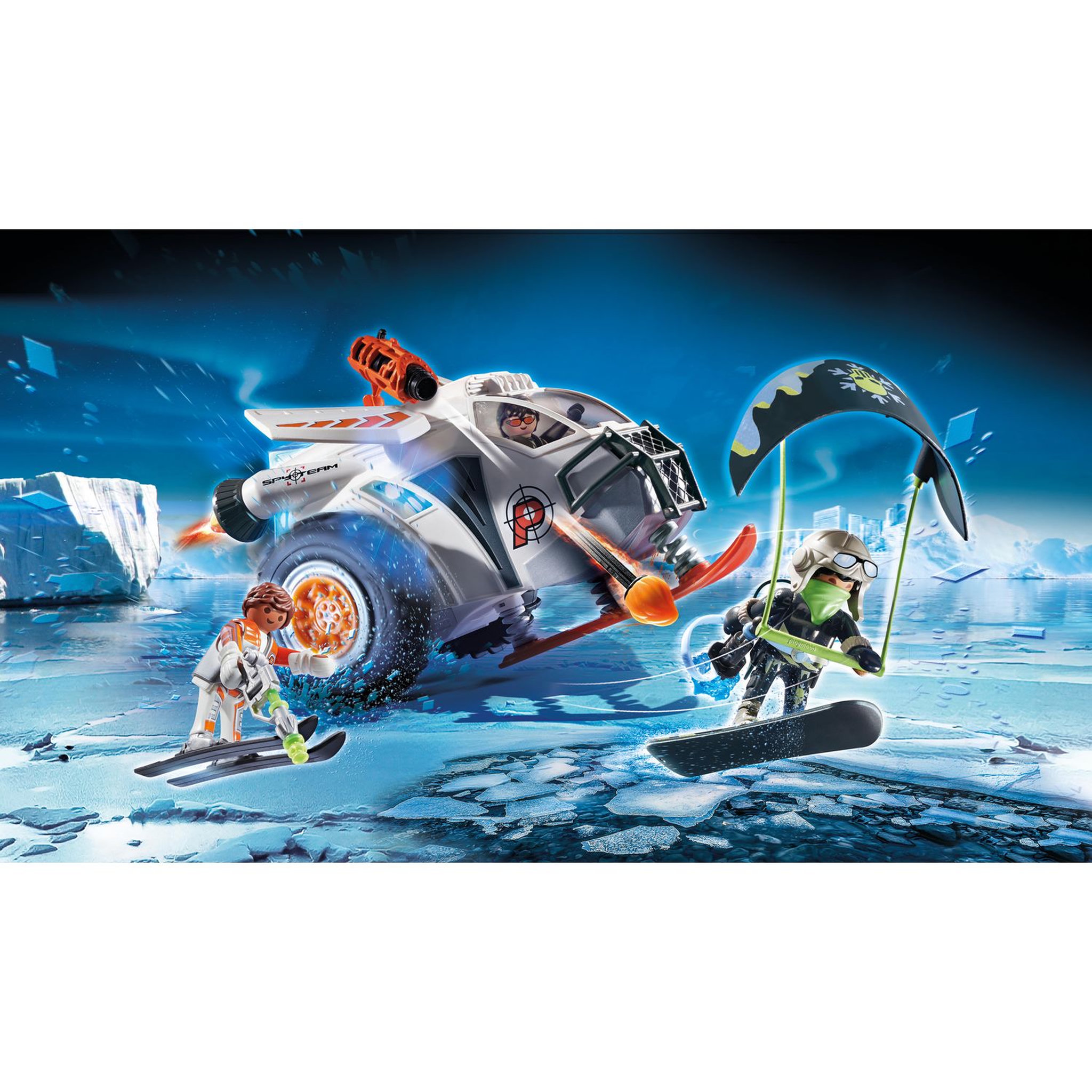 Voir la diapositive 3 : PLAYMOBIL 70231 Top agents - Équipe Véhicule des neiges de la Spy
