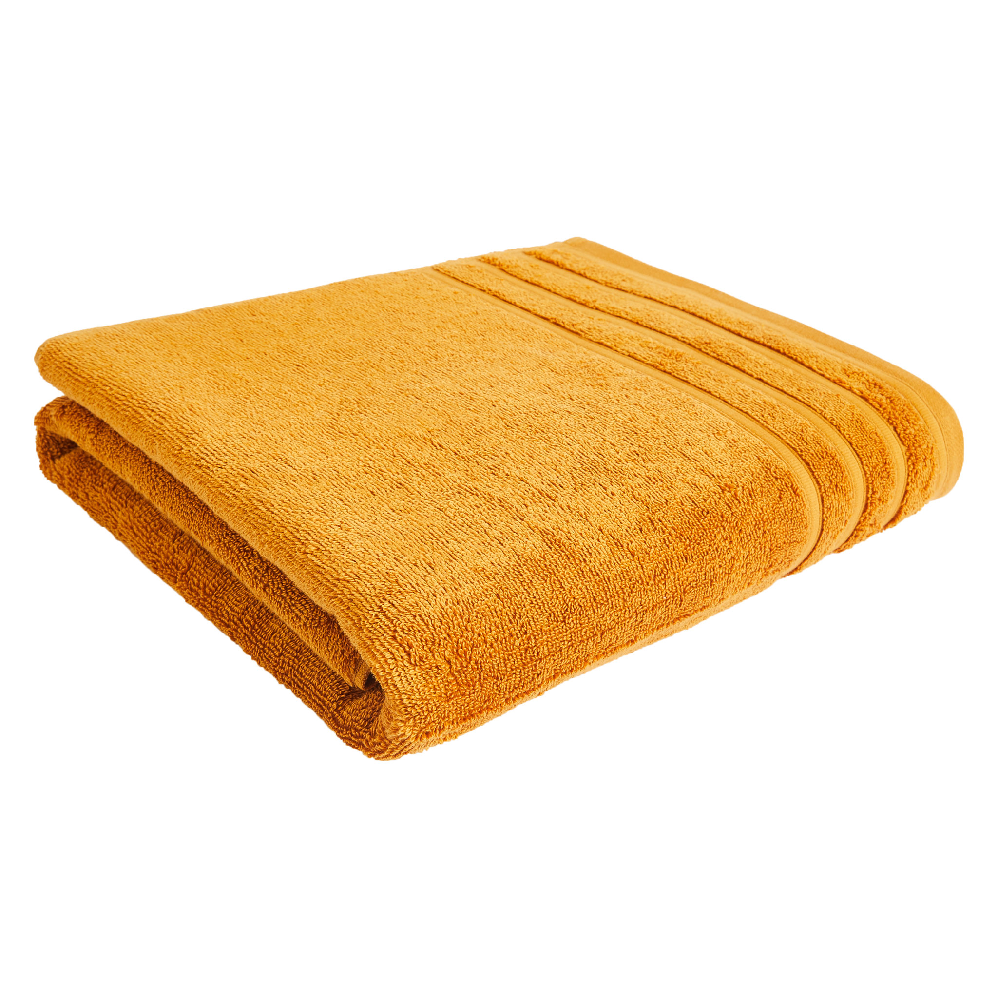 Voir la diapositive 1 : ACTUEL  Serviette de toilette unie en coton bouclé 500 gr/m2