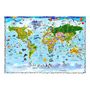 Voir la diapositive 2 : Paris Prix Papier Peint  World Map for Kids