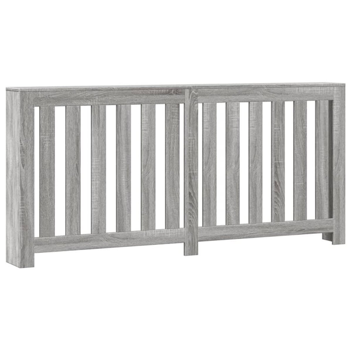 VIDAXL Cache-radiateur sonoma gris 175x20x82 cm bois d'ingenierie