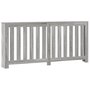 Voir la diapositive 2 : VIDAXL Cache-radiateur sonoma gris 175x20x82 cm bois d'ingenierie