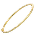 L'ATELIER D'AZUR Bracelet Or Jaune - Jonc Ouvrant Oval Femme