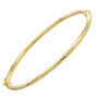 Voir la diapositive 1 : L'ATELIER D'AZUR Bracelet Or Jaune - Jonc Ouvrant Oval Femme