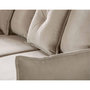 Voir la diapositive 4 : BEST MOBILIER Lena - canapé d'angle réversible 4 places - convertible avec coffre - en velours côtelé