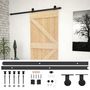 Voir la diapositive 2 : VIDAXL Porte coulissante avec kit de quincaillerie 80x210cm Pin massif